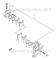 REAR CALIPER for Suzuki Autres-modeles 50 2001