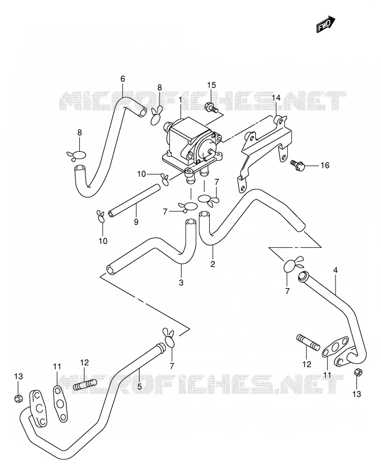 ANTI POLLUTION SYSTEM (E18,E22) Suzuki MOTO 1000 TL-R 2001  TL1000RK1(E2)