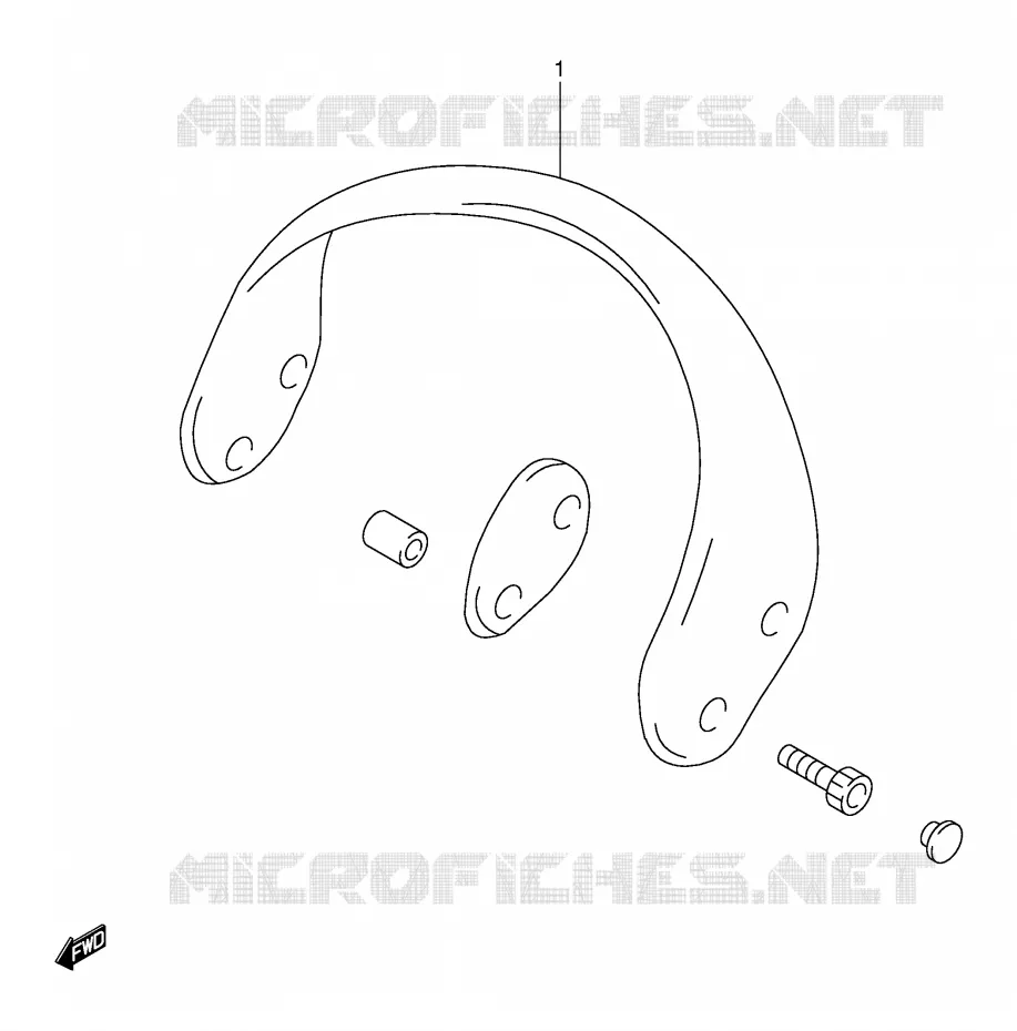 BACKREST ASSY (OPTIONAL) Suzuki MOTO 1000 TL-S 1999  TL1000SX(E2)