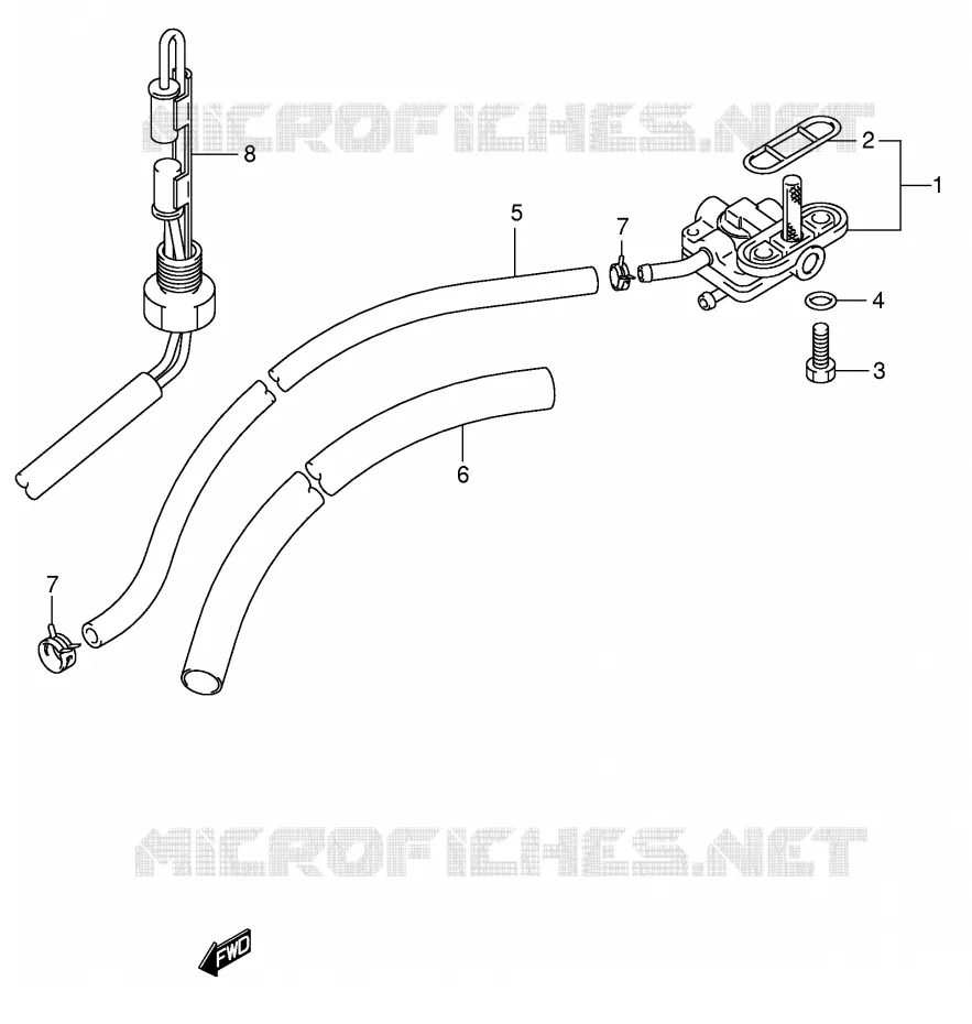 FUEL COCK Suzuki MOTO 650 SV-S 2000  SV650SUY(E2)