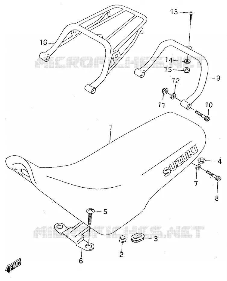 SEAT Suzuki MOTO 50 RMX 2000  RMX50Y