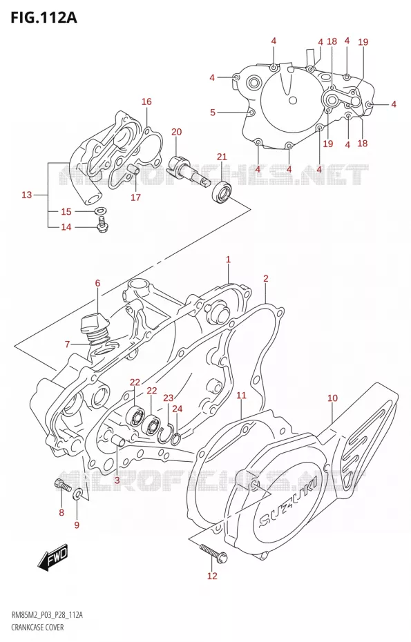 CASING Suzuki MOTO 85 RM 2022  RM85 M2 (E28 / E33)