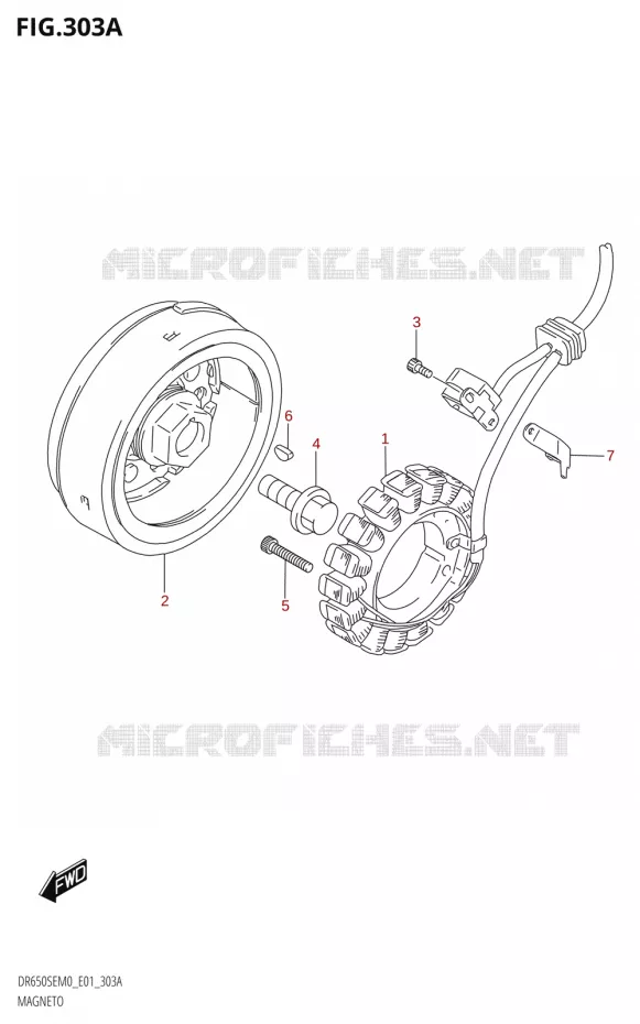 IGNITION Suzuki MOTO 650 DR 2020  DR650SE M0 (E01)