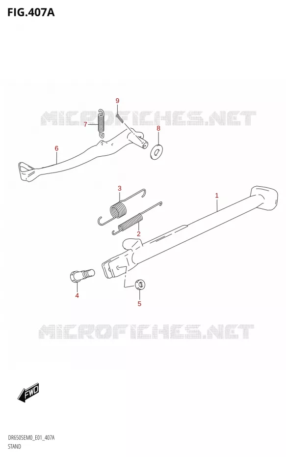 STAND Suzuki MOTO 650 DR 2020  DR650SE M0 (E01)