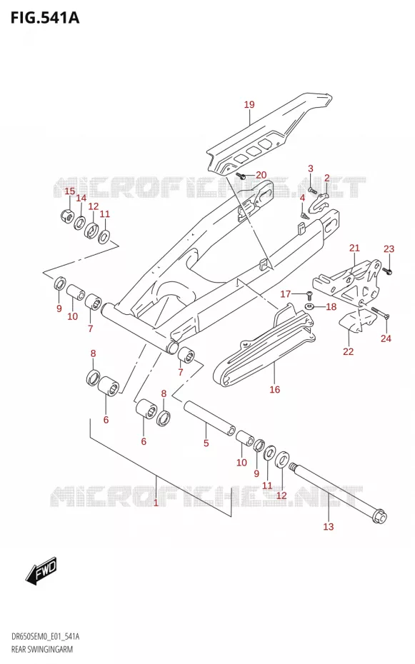 SWINGARM Suzuki MOTO 650 DR 2020  DR650SE M0 (E01)