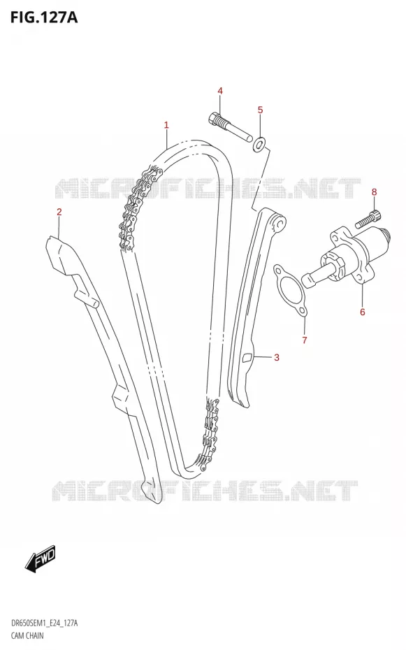 TIMING Suzuki MOTO 650 DR 2021  DR650SE M1 (E24)