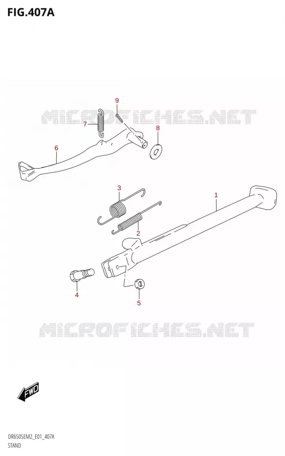 STAND Suzuki MOTO 650 DR 2022  DR650SE M2 (E01)