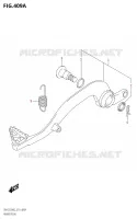 BRAKE PEDAL for Suzuki RM-Z 250 2022
