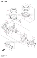 CRANKSHAFT for Suzuki RM-Z 250 2022
