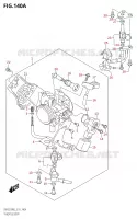 THROTTLE BODY for Suzuki RM-Z 250 2022