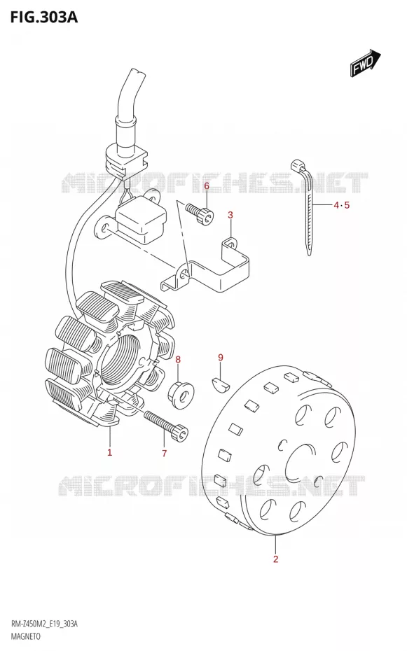 IGNITION Suzuki MOTO 450 RM-Z 2022  RM-Z450 M2 (E19)