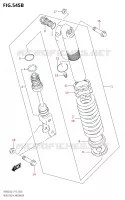 REAR SHOCK ABSORBER for Suzuki RM 85 2022