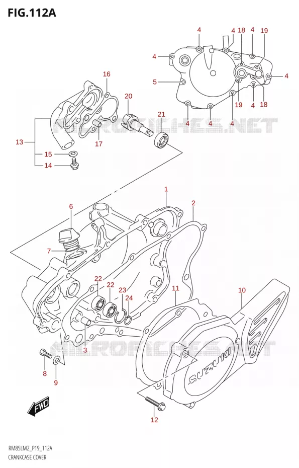 CASING Suzuki MOTO 85 RM 2022  RM85L M2 (E19)