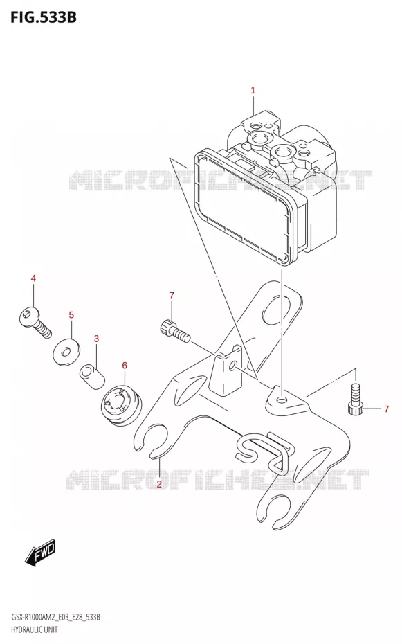 ABS SYSTEM (GSX-R1000RA,GSX-R1000RZA) Suzuki MOTO 1000 GSX-R 2022  GSX-R1000A M2 (E33)