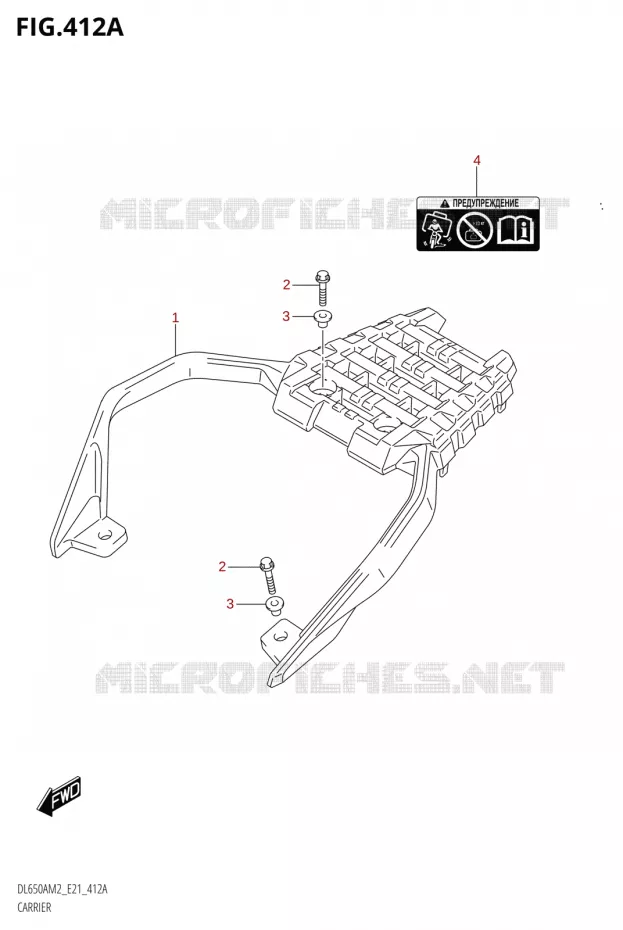 CARRIER Suzuki MOTO 650 V-STROM 2022  DL650XA M2 (E21)
