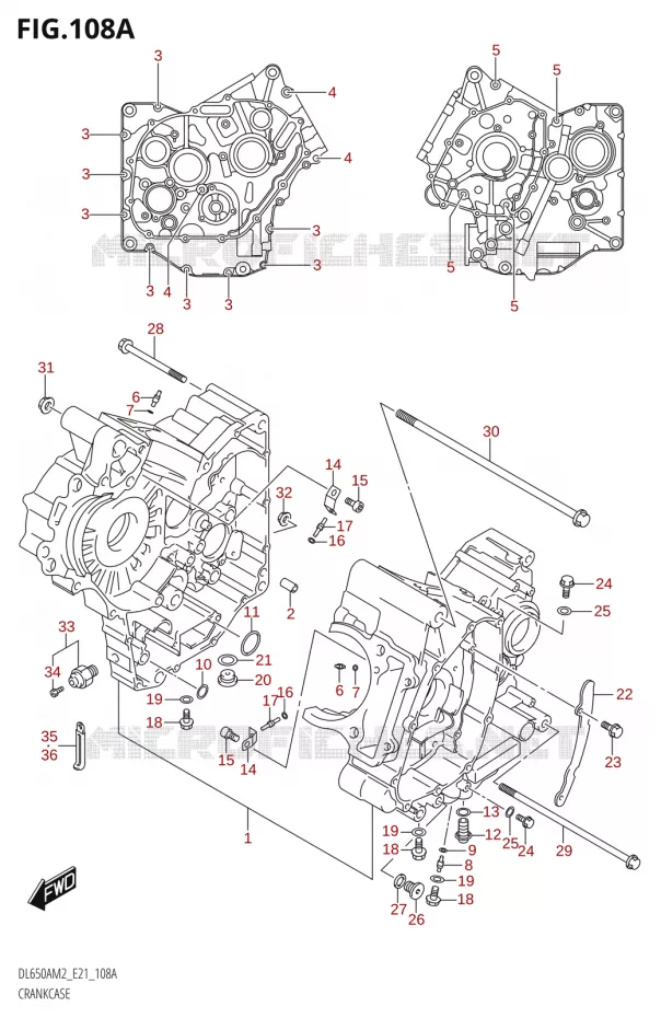 CASING Suzuki MOTO 650 V-STROM 2022  DL650XA M2 (E21)