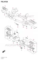 FOOTREST for Suzuki V-STROM 650 2022