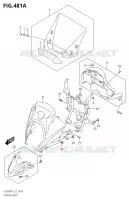 FRONT FAIRING (DL650AM2 E21) for Suzuki V-STROM 650 2022