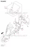 FRONT FAIRING (DL650XAM2 E21) for Suzuki V-STROM 650 2022