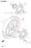 FRONT WHEELDL650AM2 E21) for Suzuki V-STROM 650 2022