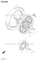 FRONT WHEELDL650XAM2 E21) for Suzuki V-STROM 650 2022