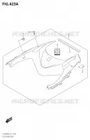 FUEL TANK   COVERS for Suzuki V-STROM 650 2022