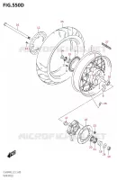 REAR WHEELL650XAUEM2 E21) for Suzuki V-STROM 650 2022