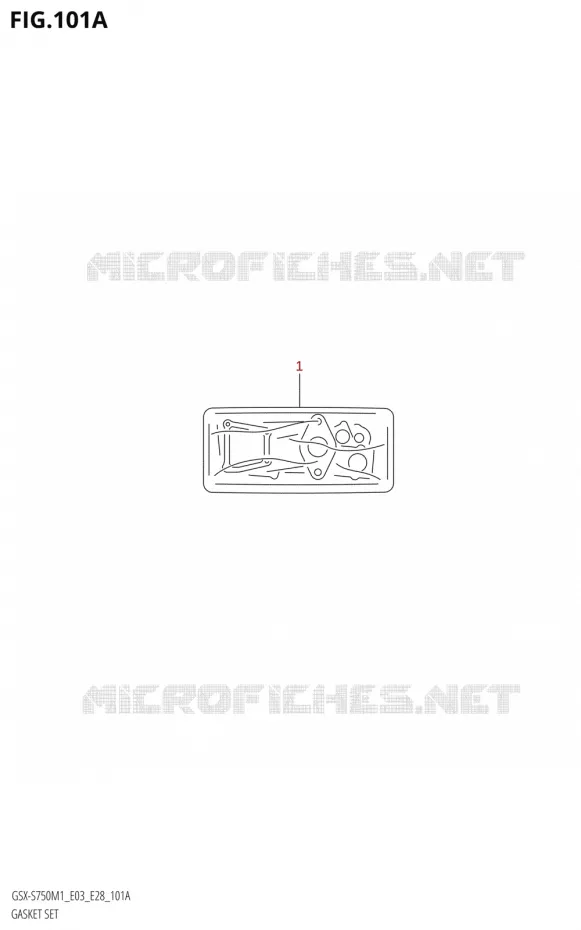 GASKET SET Suzuki MOTO 750 GSX-S 2021  GSX-S750 / GSX-S750Z /​ GSX-S750A / ​GSX-S750ZA (E03 E28 )