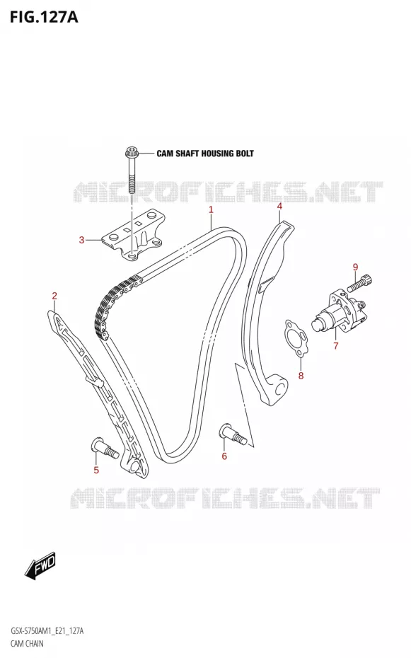 TIMING Suzuki MOTO 750 GSX-S 2021  GSX-S750UQ / ​GSX-S750UQZ M1 (E21)