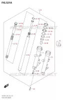 FRONT FORKRTISSEUR AVT (SV650,SV650A) for Suzuki SV 650 2021