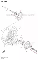 REAR WHEELV650) for Suzuki SV 650 2021