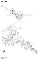 REAR WHEELV650XA) for Suzuki SV 650 2021