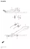 STANDLE (SV650,SV650A) for Suzuki SV 650 2021