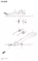 STANDLE (SV650XA) for Suzuki SV 650 2021