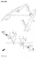 BACKREST for Suzuki BURGMAN 400 2022