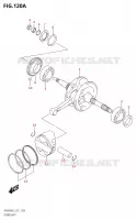 CRANKSHAFT for Suzuki BURGMAN 400 2022