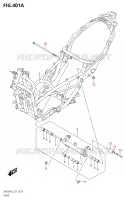 FRAME for Suzuki BURGMAN 400 2022