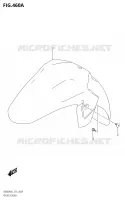 FRONT FENDER for Suzuki BURGMAN 400 2022