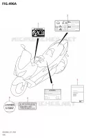 LABEL for Suzuki BURGMAN 400 2022
