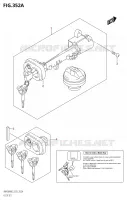 LOCK SET for Suzuki BURGMAN 400 2022