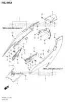 REAR FAIRING for Suzuki BURGMAN 400 2022