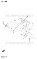 REAR FENDER for Suzuki BURGMAN 400 2022