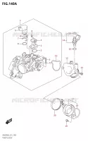 THROTTLE BODY for Suzuki BURGMAN 400 2022