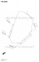 WINDSCREEN for Suzuki BURGMAN 400 2022
