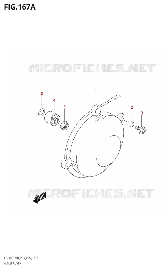 ALTERNATOR COVER Suzuki QUAD 400 KINGQUAD 2020  LT-F400F (P03)
