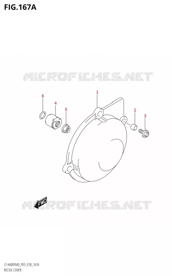 ALTERNATOR COVER Suzuki QUAD 400 KINGQUAD 2020  LT-F400FZ M0 (P03)