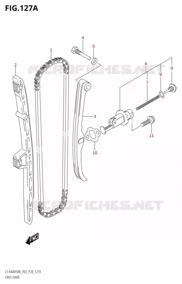 TIMING Suzuki QUAD 400 KINGQUAD 2020  LT-F400FZ M0 (P03)