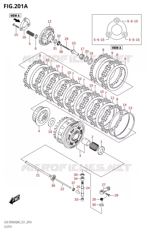 CLUTCH Suzuki MOTO 950 GSX-S 2022  GSX-S950UQM2 (E21)