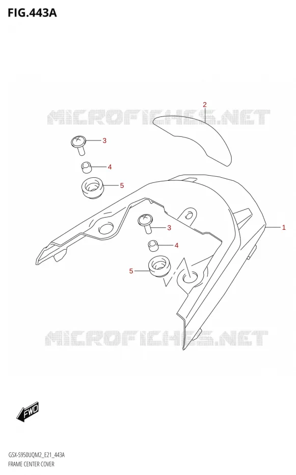 FAIRING Suzuki MOTO 950 GSX-S 2022  GSX-S950UQM2 (E21)