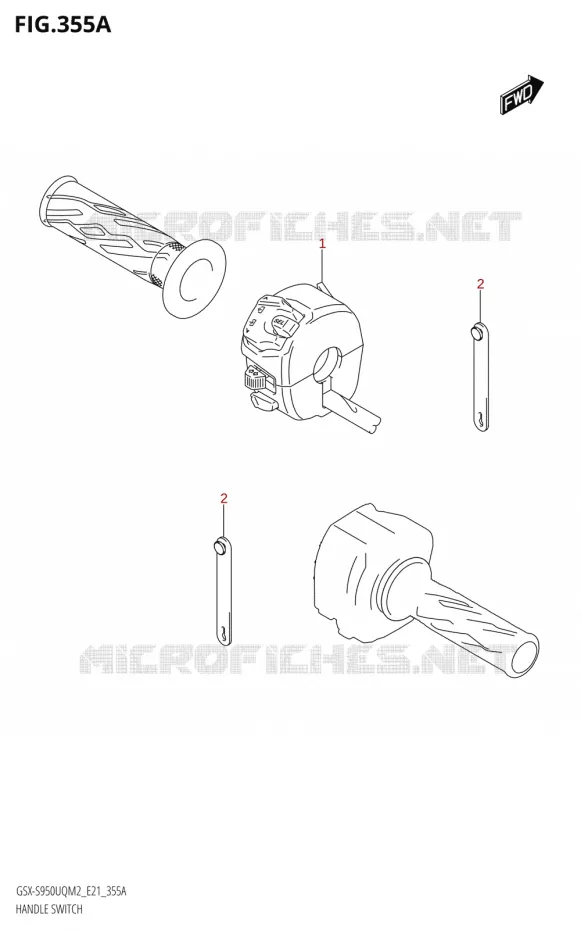 SWITCHES Suzuki MOTO 950 GSX-S 2022  GSX-S950UQM2 (E21)